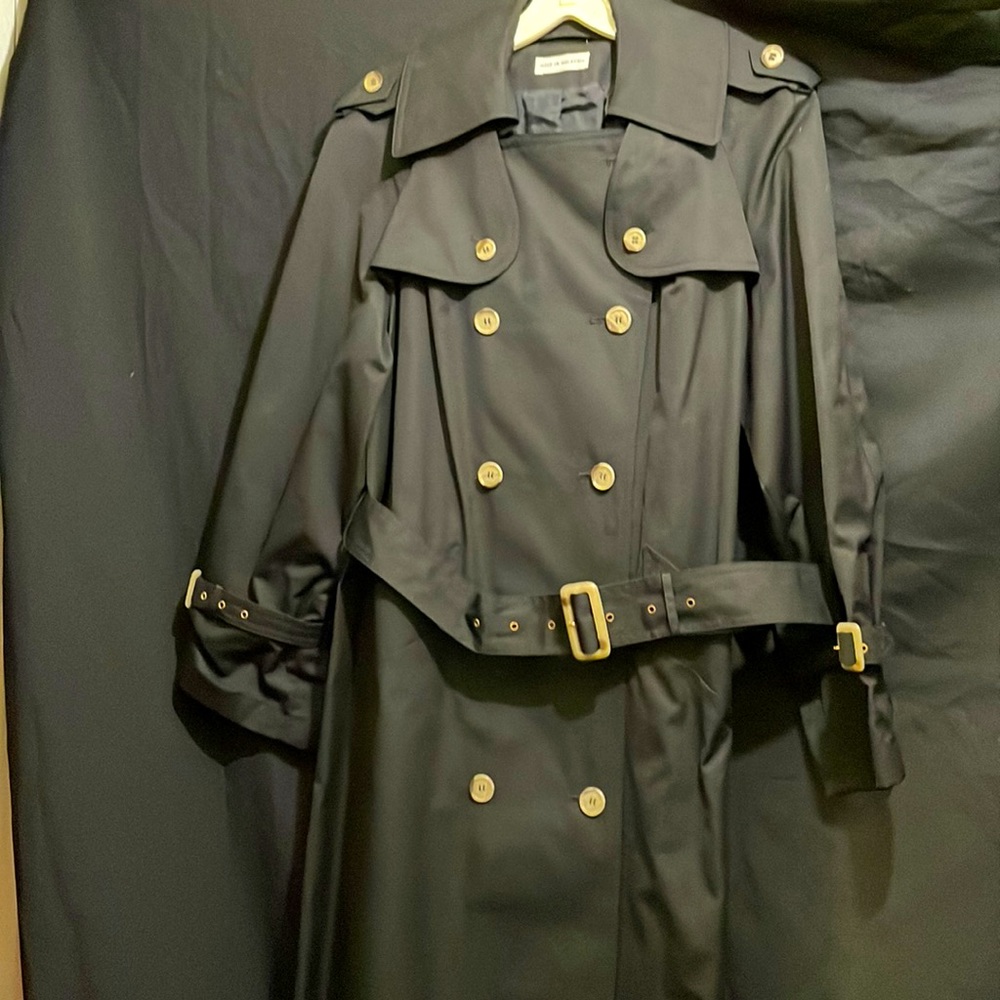 Rain Shedder by Ken Meritt women’s black trench